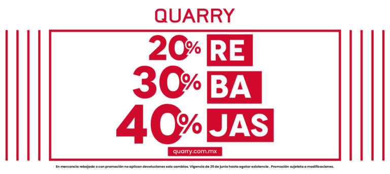 Checa las rebajas de Quarry
